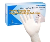 Guantes disponibles del examen médico del guante del látex, guante natural médico del examen del látex ningún polvo, g médico disponible