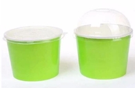 Tazas de papel del yogur, taza de papel disponible para el verano, tazas del helado de papel del helado para el bagease americano y europeo del mercado