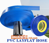 Manguera flexible del gas de la manguera del PVC Layflat del tubo de la irrigación del agua de la manguera del PVC Layflat